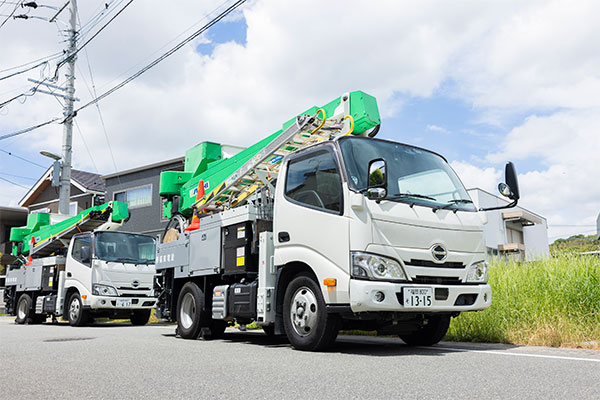 写真：高所作業車